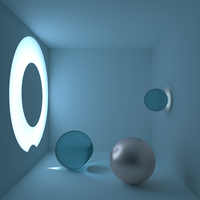 A superluminal particle in a Cornell box